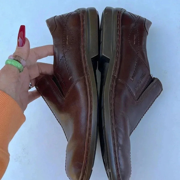Josef Seibel Brown Leather Slip On - Picture 7 of 12